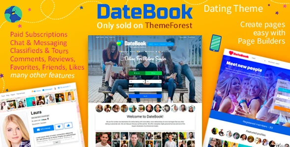 DateBook – Dating WordPress Theme