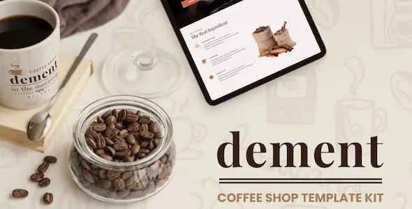 Dement – Coffee Shop Elementor Template Kit