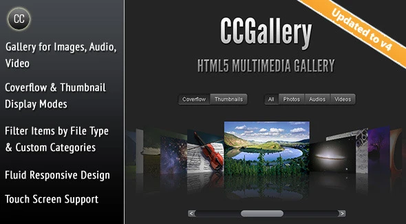 CCGallery – HTML5 Multimedia Gallery
